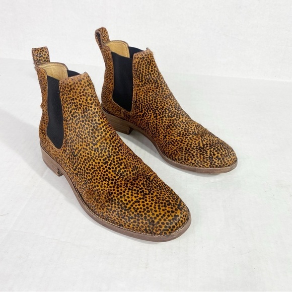 MADEWELL Ainsley Chelsea Boot in Spotted Calf Hair - Picture 4 of 16